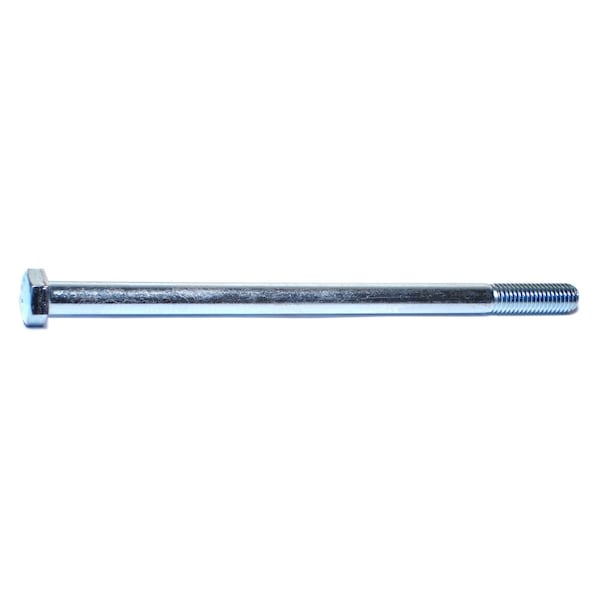 Midwest Fastener Grade 5, 1/2"-13 Hex Head Cap Screw, Zinc Plated Steel, 9 in L, 25 PK 00355 - main